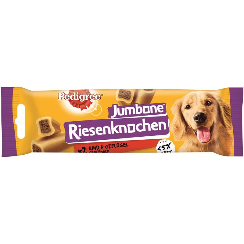 Pedigree Snack Riesenknochen Medium mit Rind und Geflügelgeschmack 180 g