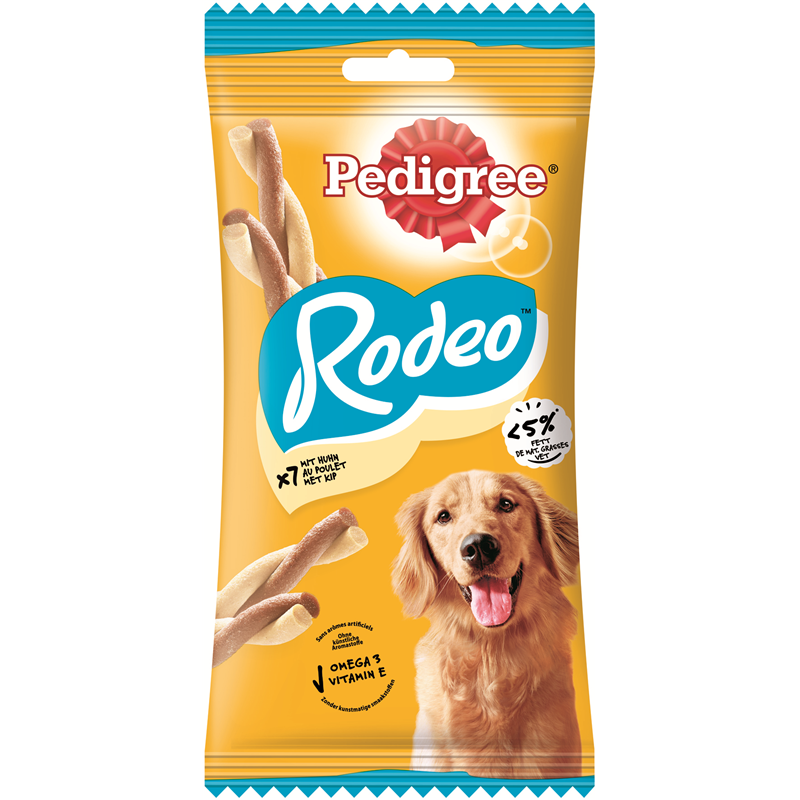Pedigree Snack Rodeo mit Huhn 7 Stück/123 g