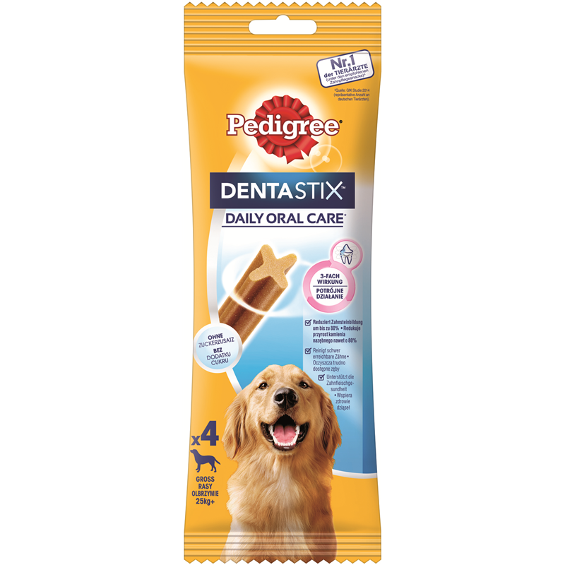 Pedigree Dentastix Beutel für große Hunde 4 Stück