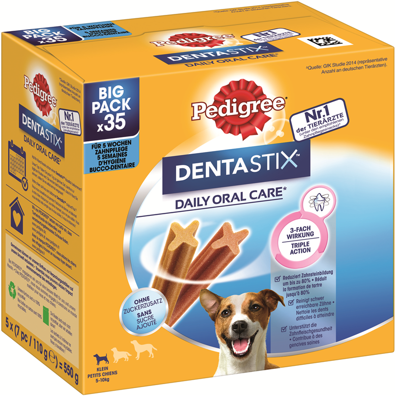 Pedigree Dentastix Multipack für kleine Hunde 35 Stück