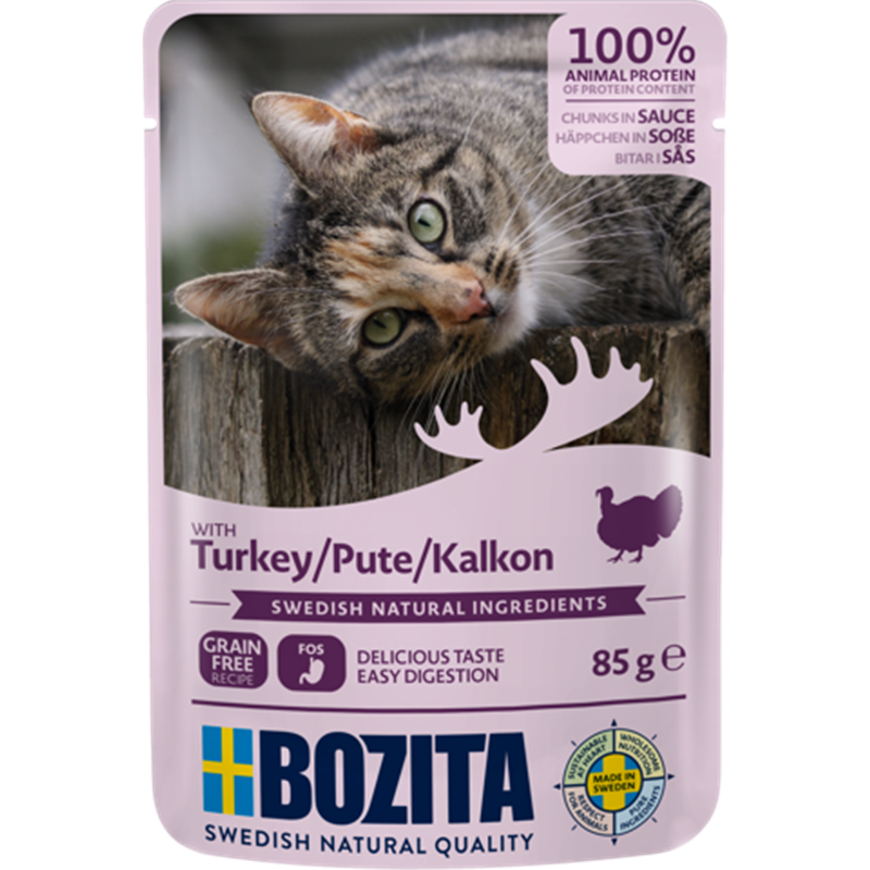 Bozita Häppchen in Sauce mit Pute 85 g