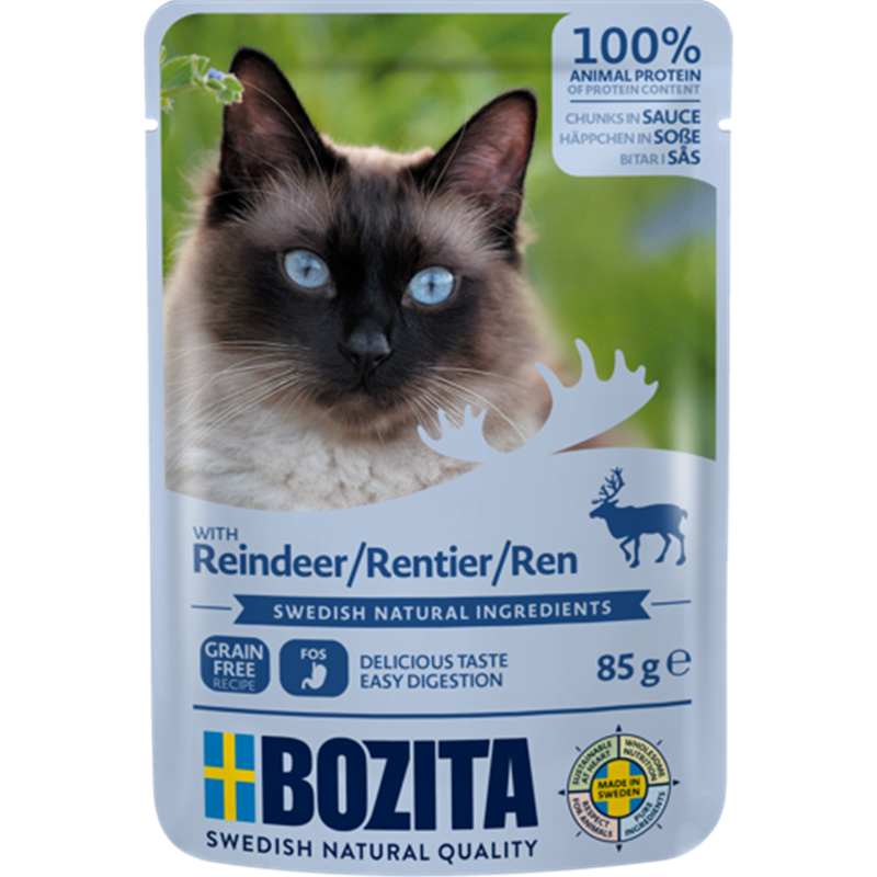 Bozita Häppchen in Sauce mit Rentier 85 g