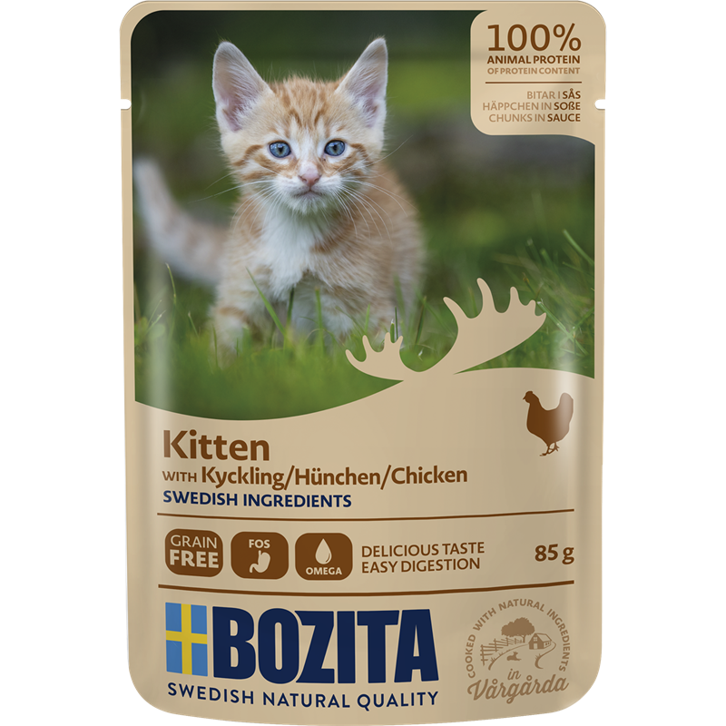 Bozita Häppchen in Sauce mit Hühnchen für Kitten 85 g