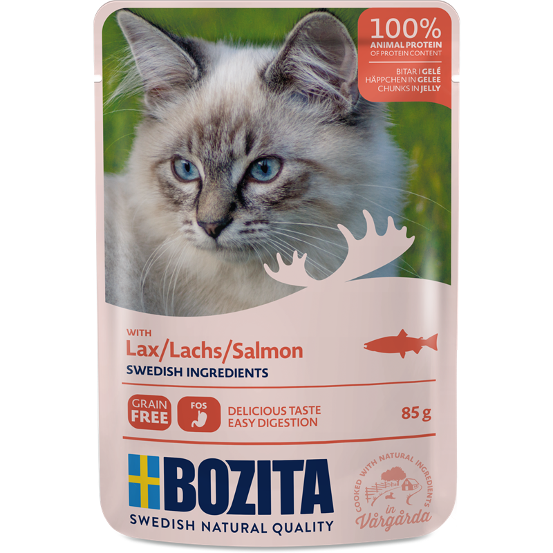 Bozita Häppchen in Gelee mit Lachs 85 g