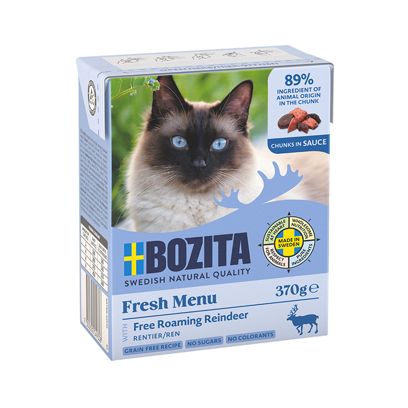Bozita Häppchen in Sauce mit Rentier 370 g