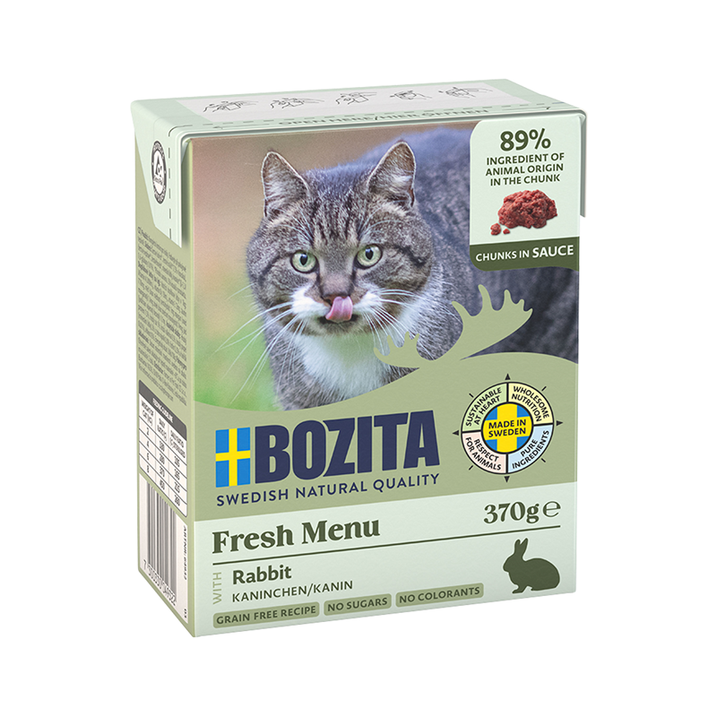 Bozita Häppchen in Sauce mit Kaninchen 370 g