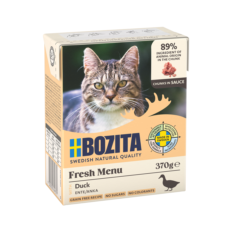Bozita Häppchen in Sauce mit Ente 370 g