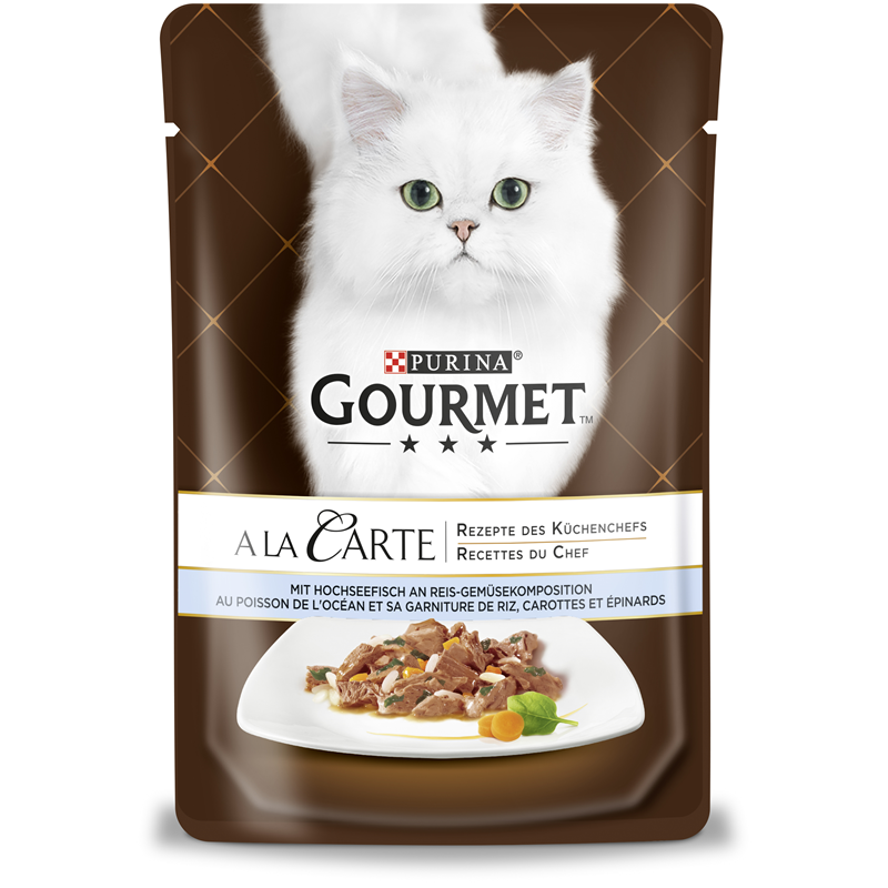 Gourmet Portionsbeutel A la Carte Hochseefisch an Reis-Gemüse 85g