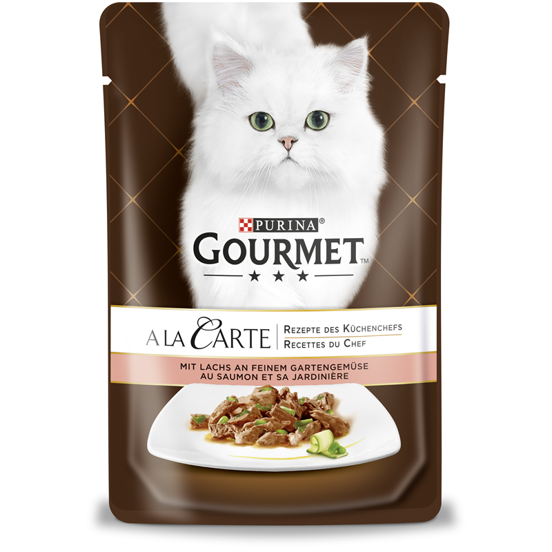 Gourmet Portionsbeutel A la Carte Lachs an Gartengemüse 85g