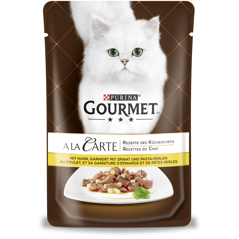 Gourmet Portionsbeutel A la Carte Huhn mit Pasta-Perlen 85g