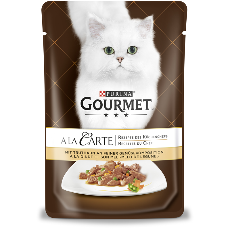 Gourmet Portionsbeutel A la Carte Truthahn an Gemüsekomposition 85g