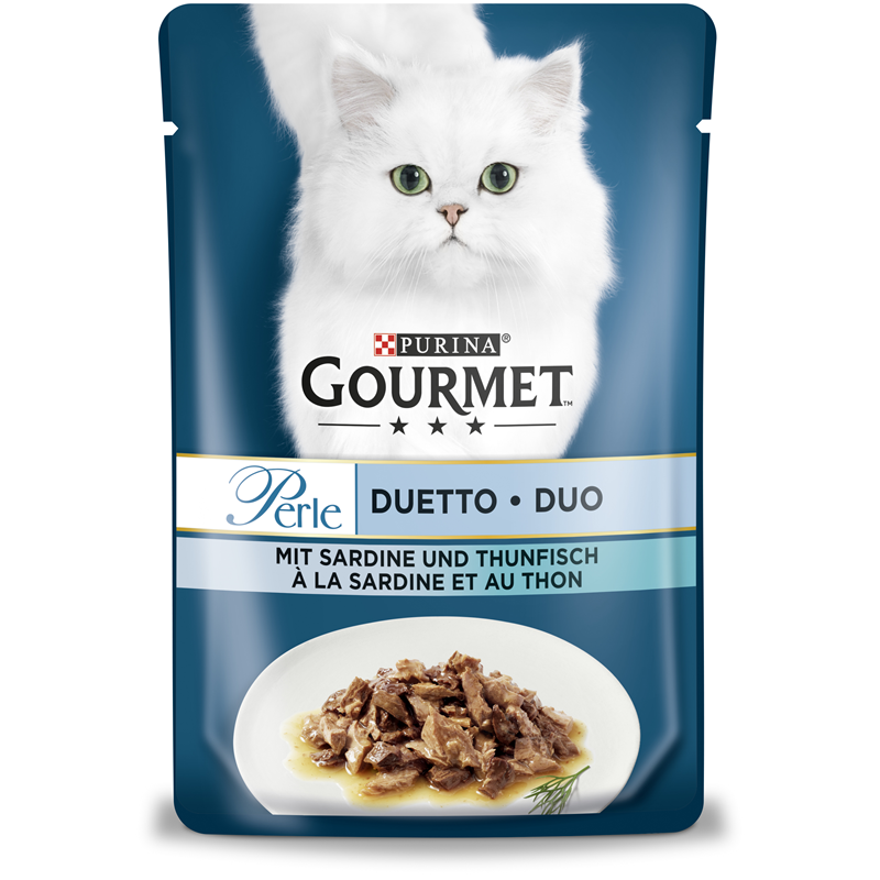 Gourmet Portionsbeutel Perle Duetto di Mare Sardine & Thunfisch85 g