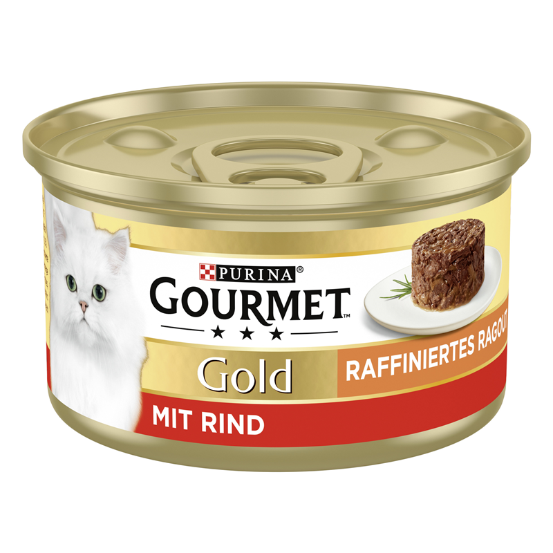 Gourmet Gold Raffiniertes Ragout mit Rind 85g