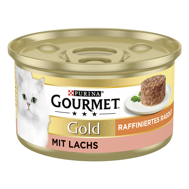 Gourmet Gold Raffiniertes Ragout mit Lachs 85g