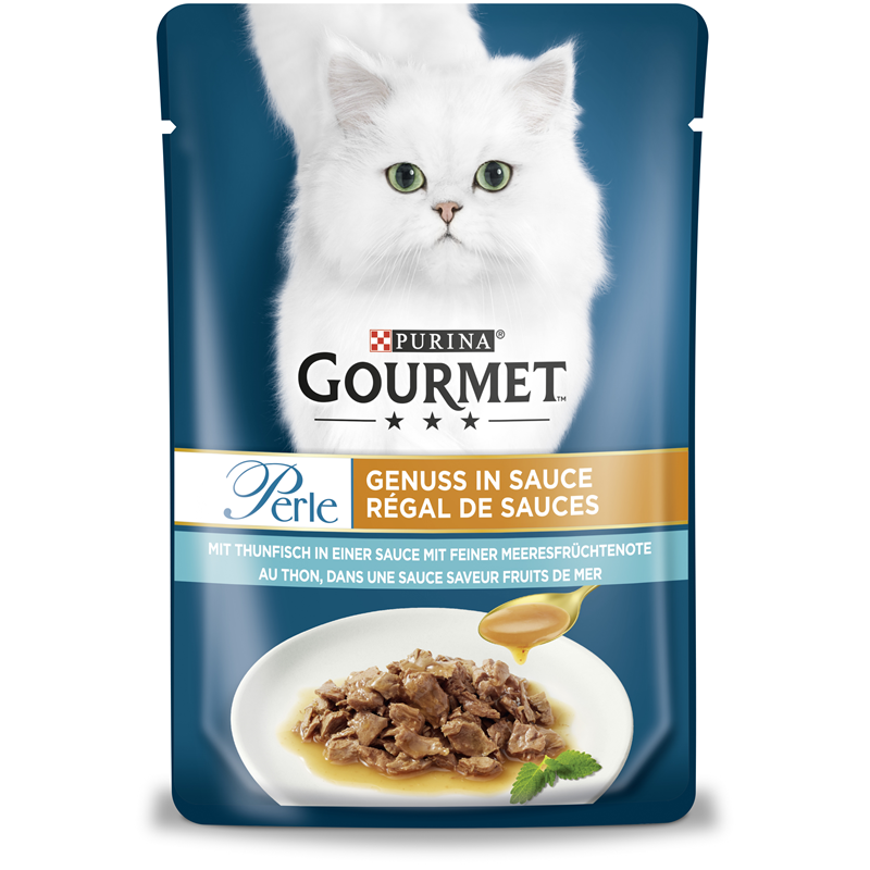 Gourmet Portionsbeutel Perle Genuss in Sauce Thunfisch 85 g