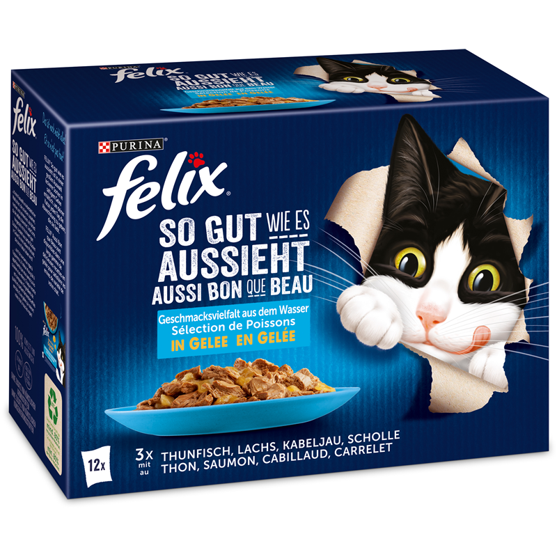 Felix SGWEA Geschmacksvielfalt aus dem Wasser in Gelee 12x85g MP