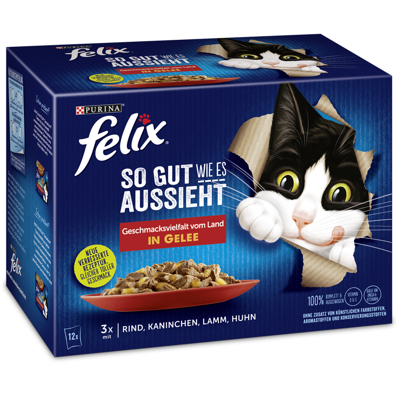 Felix SGWEA Geschmacksvielfalt vom Land  in Gelee 12x85g MP