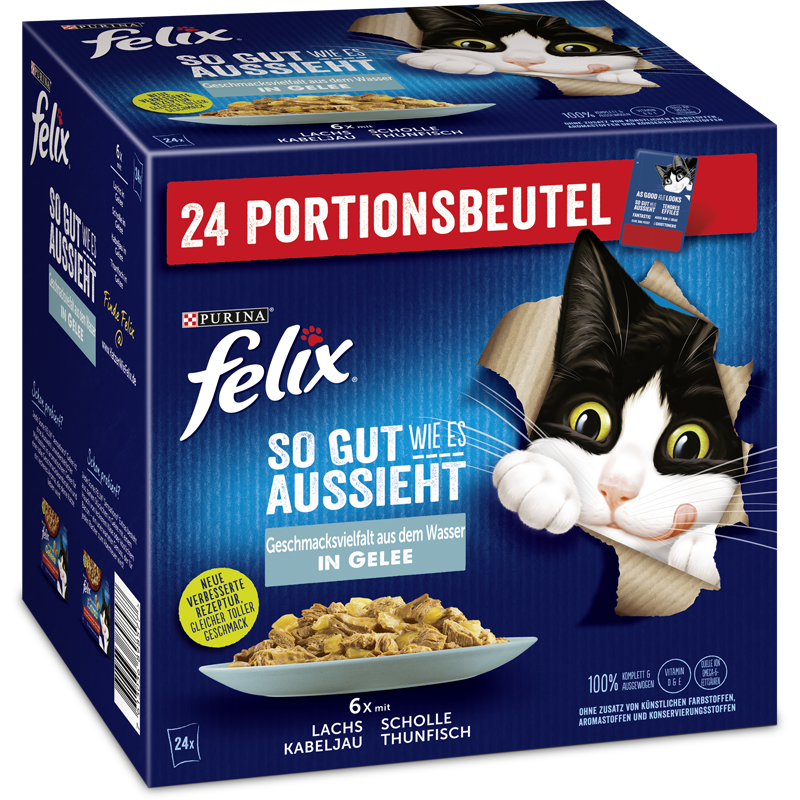 Felix SGWEA Geschmacksvielfalt aus dem Wasser in Gelee 24x85g MP