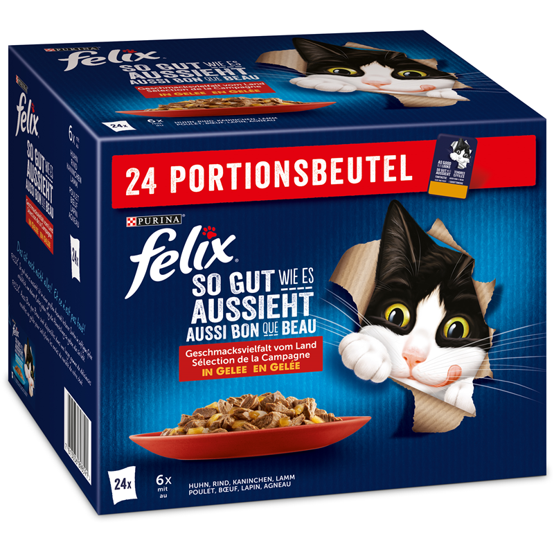 Felix SGWEA Geschmacksvielfalt vom Land  in Gelee 24x85g MP