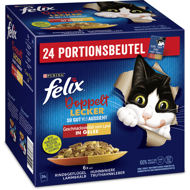 Felix SGWEA doppelt lecker Geschnetzeltes vom Land 24er MP