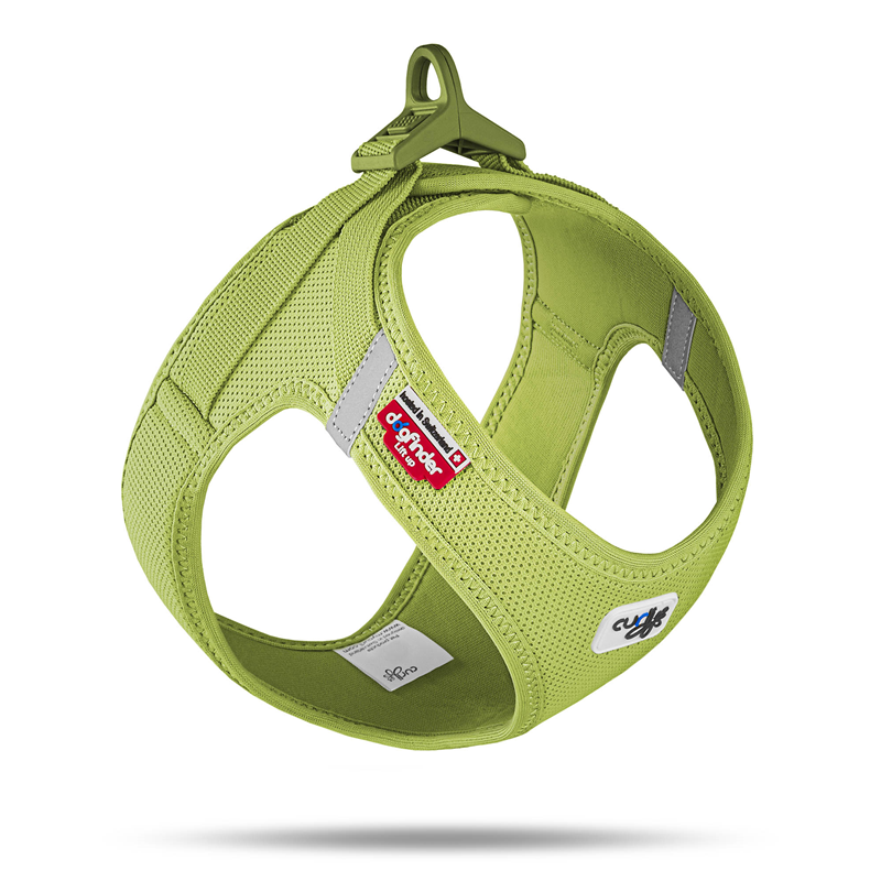 Curli Clasp Vest Geschirr Air-Mesh lime 2XS