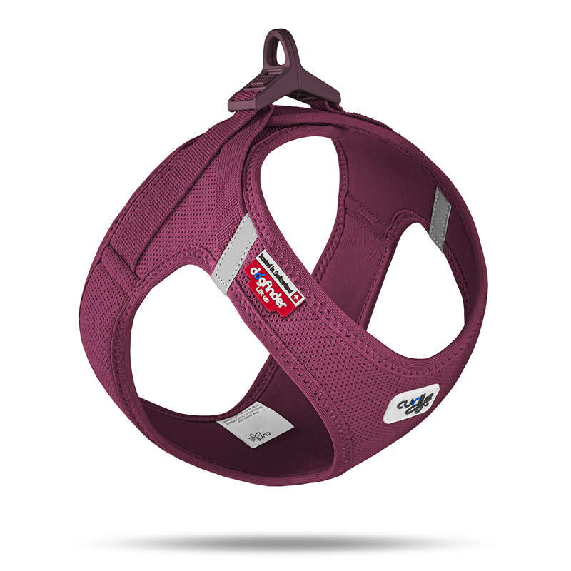 Curli Clasp Vest Geschirr Air-Mesh ruby 2XS