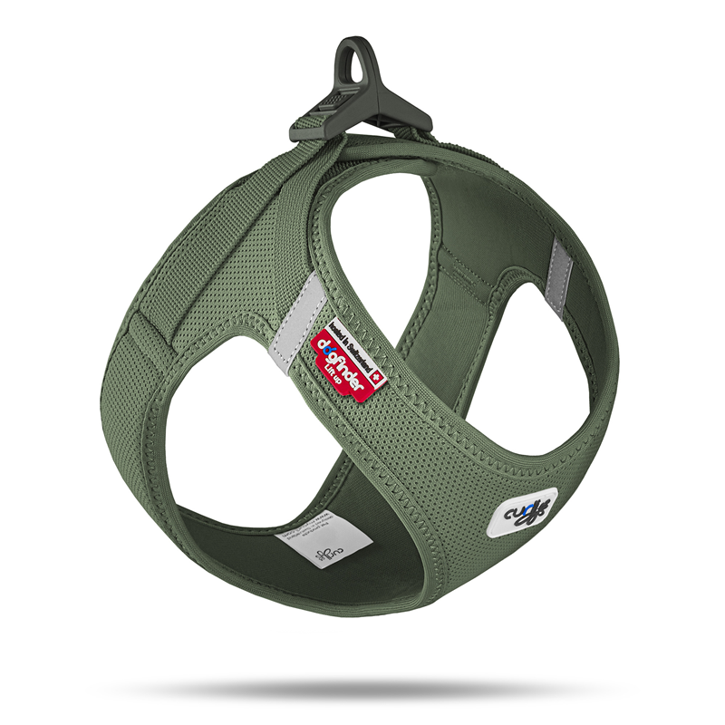 Curli Clasp Vest Geschirr Air-Mesh moss 3XS
