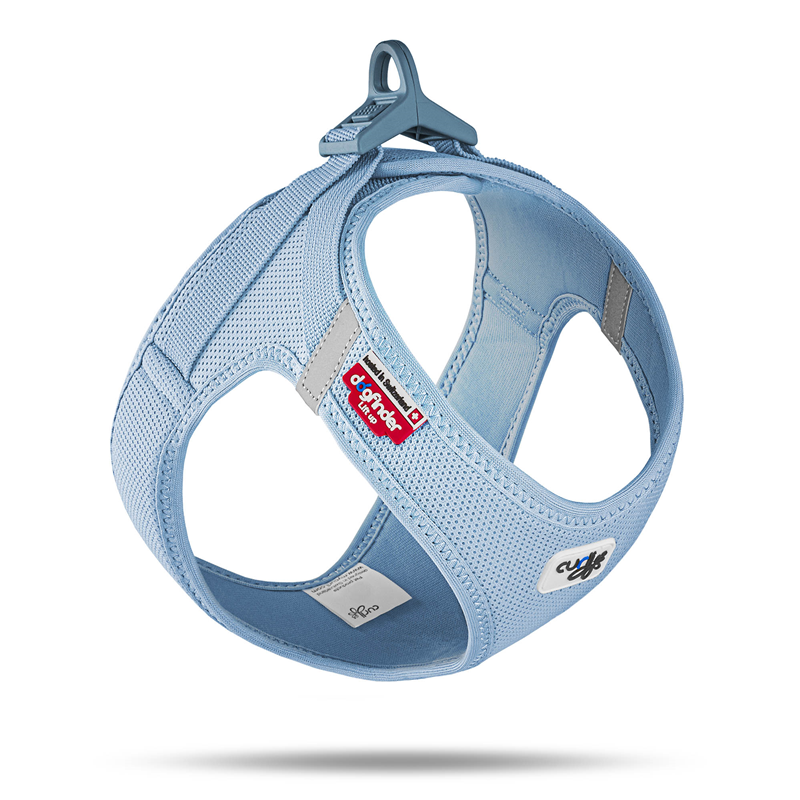 Curli Clasp Vest Geschirr Air-Mesh skyblue XL