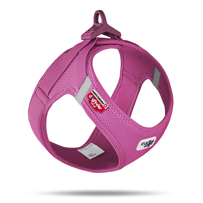 Curli Clasp Vest Geschirr Air-Mesh fuchsia XL
