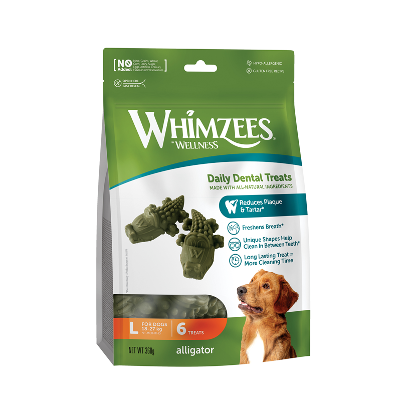 Whm. Dog Snack Alligator/Krokodil L 360g WH307