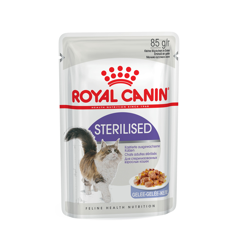 Royal Canin Feline Health Nutrition Sterilised in Gelee 12 x 85 g Frischebeutel