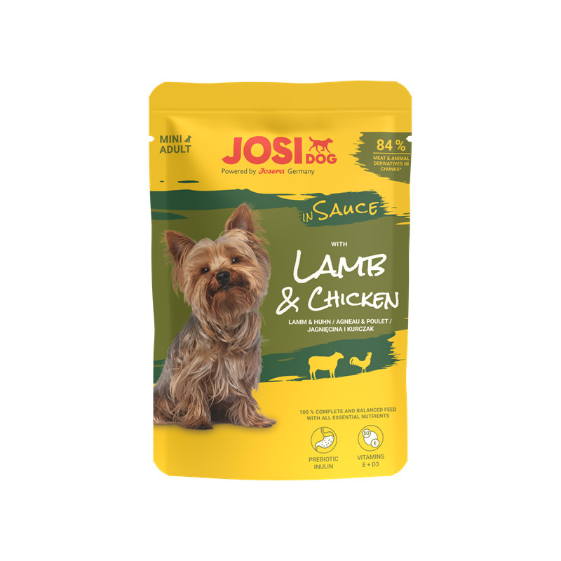 JosiDog Mini Lamb & Chicken in Sauce 100 g